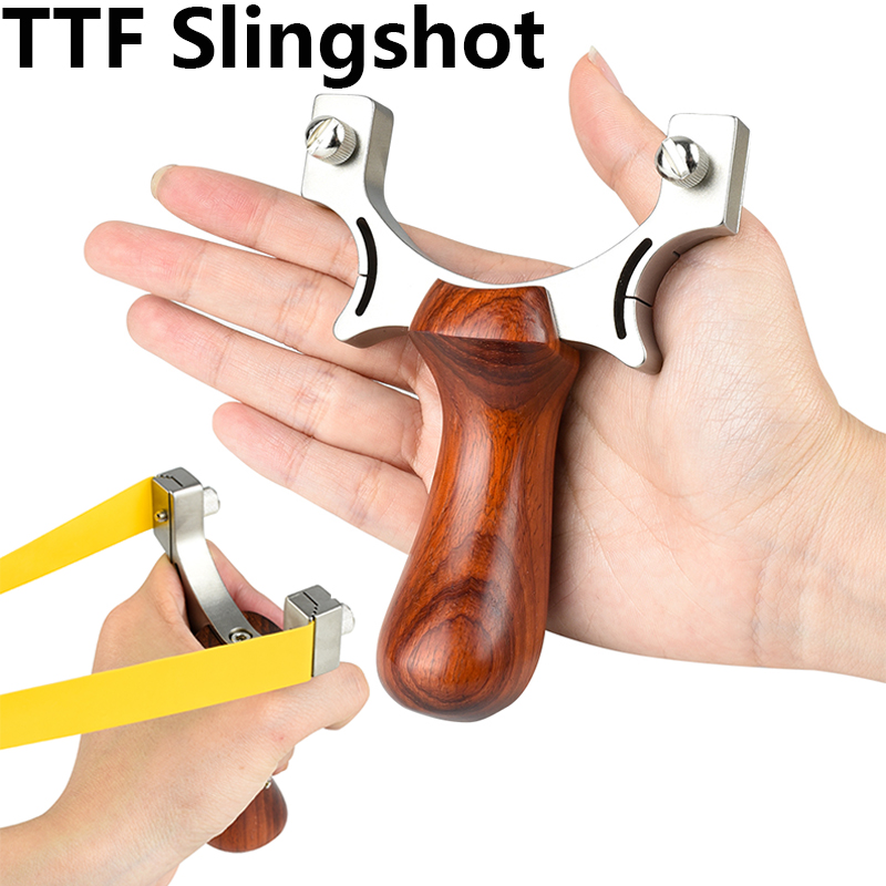 Outdoor Hunting Launcher - Ttf estilingue 304 aço inoxidável estilingue
