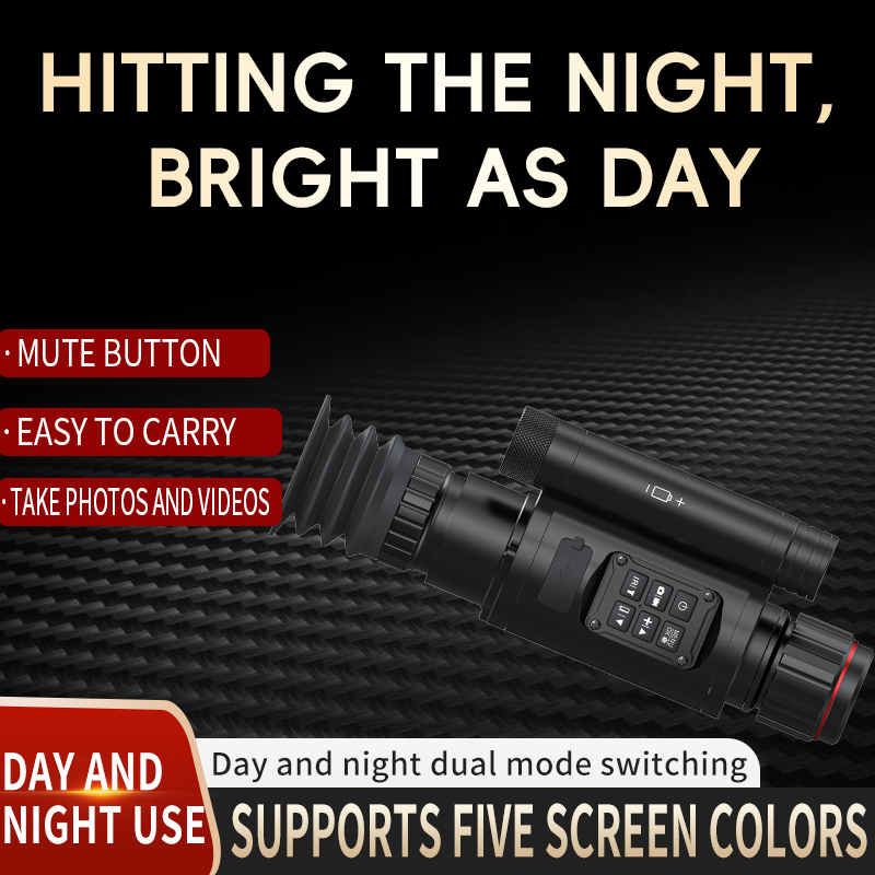 Outdoor Hunting Digital Night Vision - 850nm/940nm IR 25/35/50mm Comprimento Focal Dispositivo
