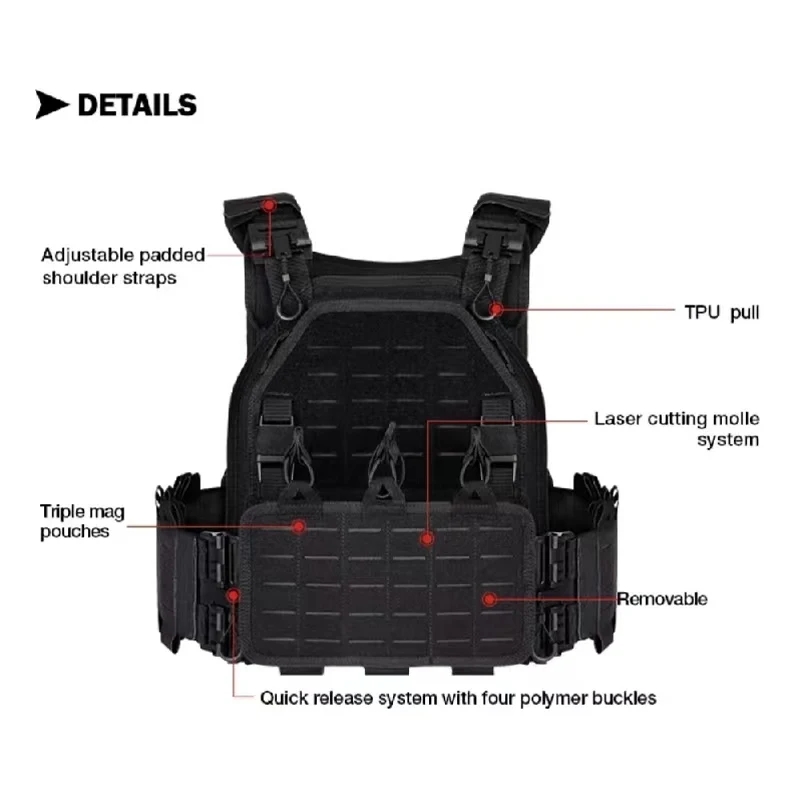 Colete Tático YAKEDA para Caça - Outdoor Hunting Equipment avaliação e preço