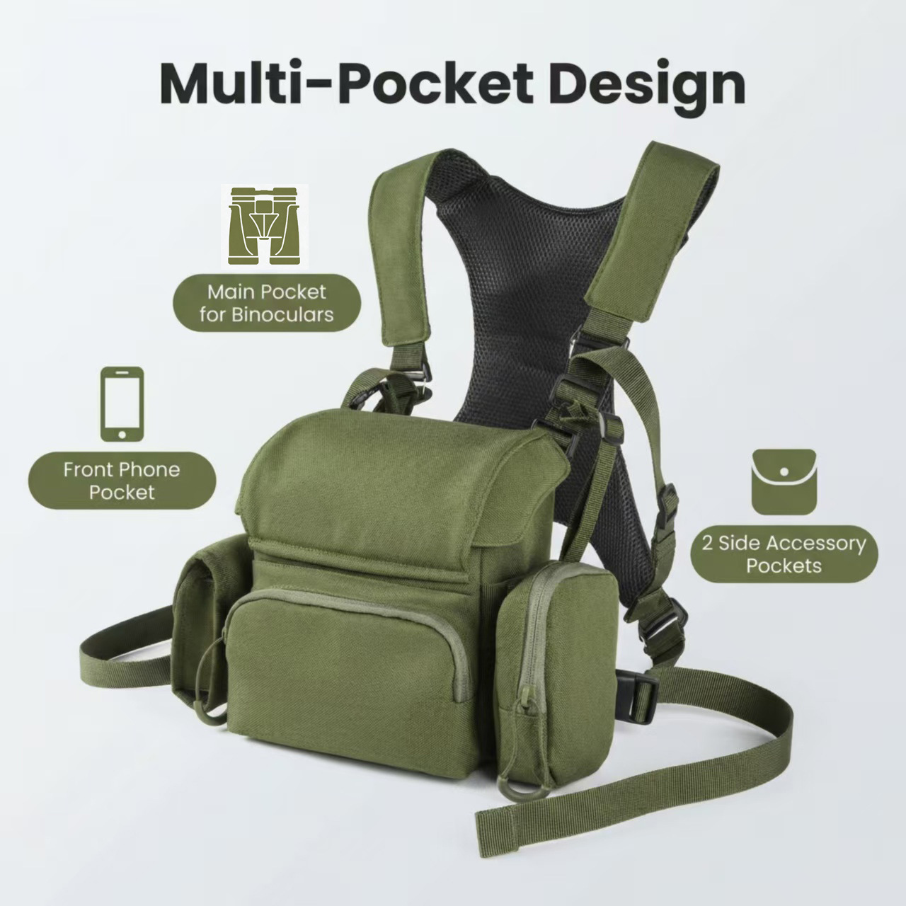 Bolsa Tática para Binóculos, D - Hunting Outdoor Watch avaliação e preço