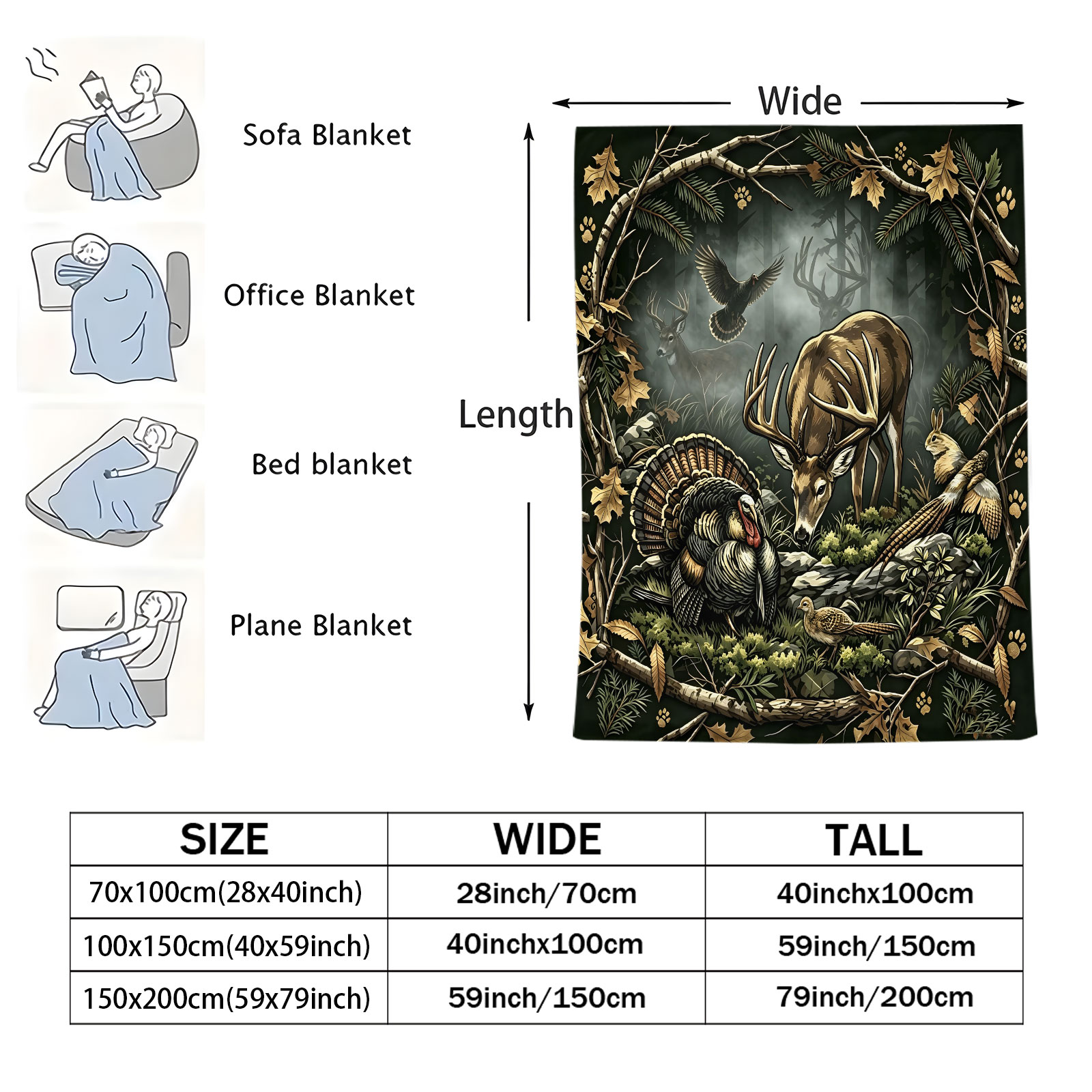 Cobertor Vintage de Animais da - Wildman Hunting & Outdoor Reviews avaliação e preço