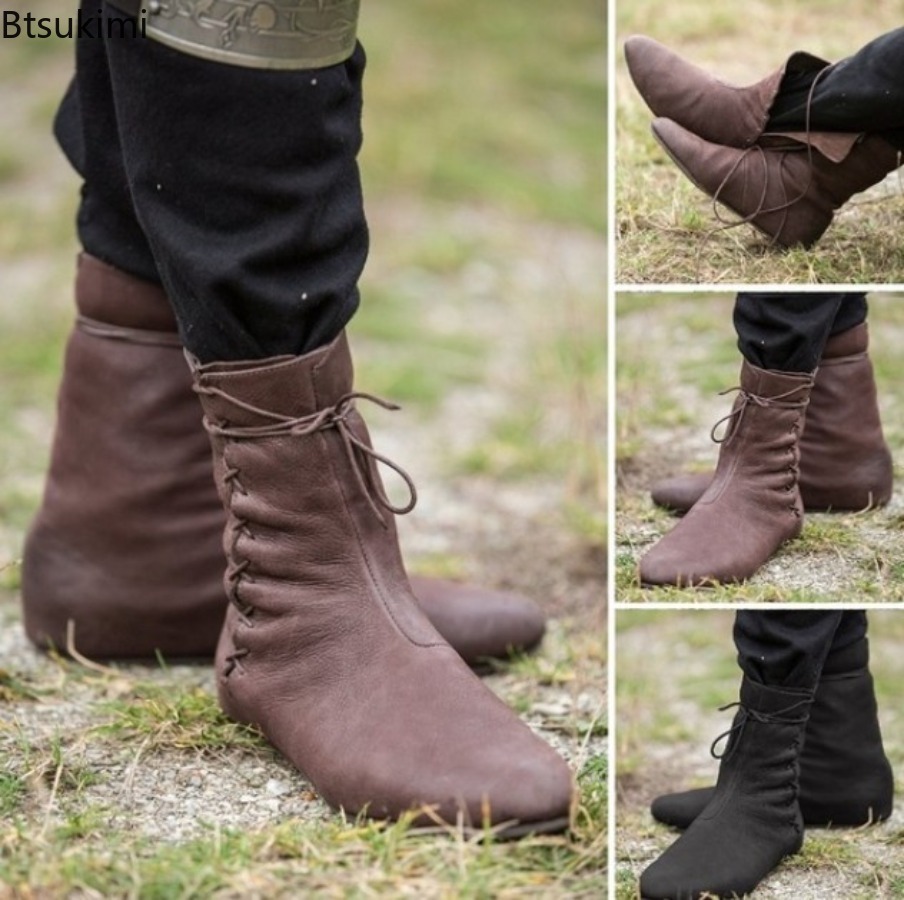Botas Masculinas Medievais Ren - Hunting Outdoor Boots avaliação e preço