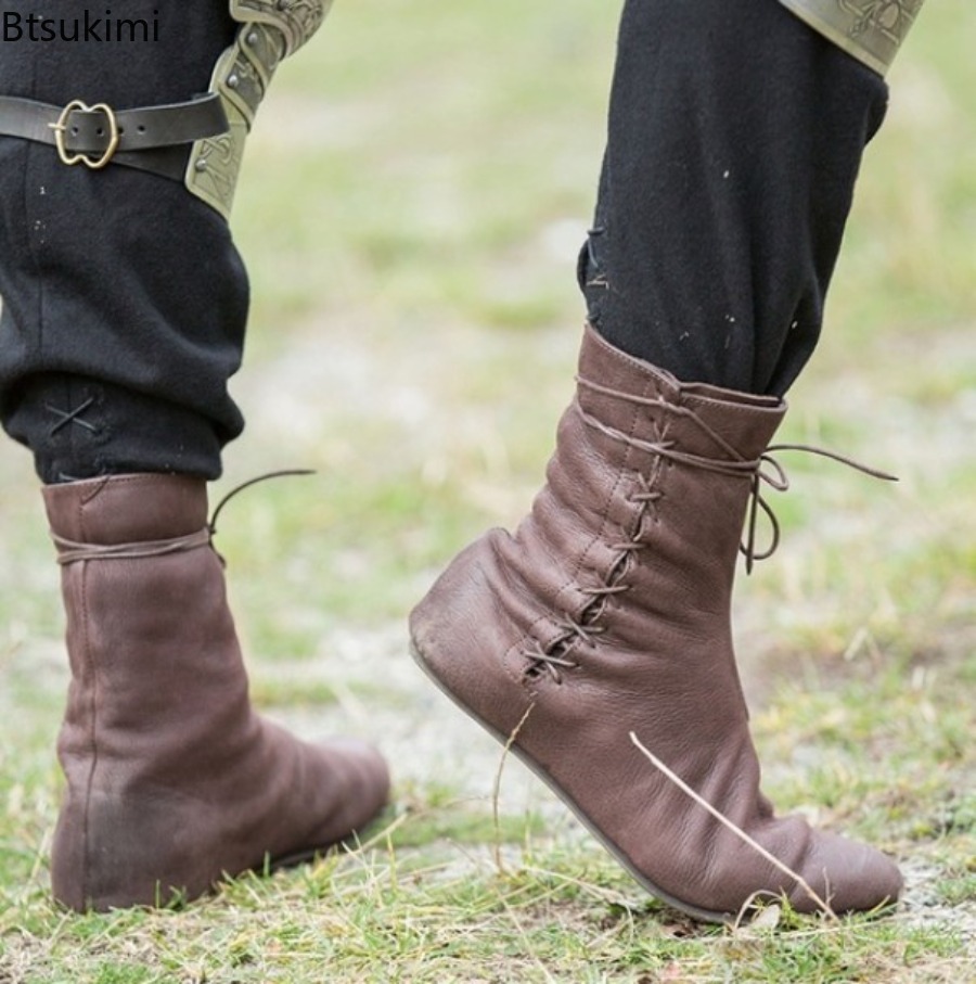 Botas Masculinas Medievais Ren - Hunting Outdoor Boots avaliação e preço