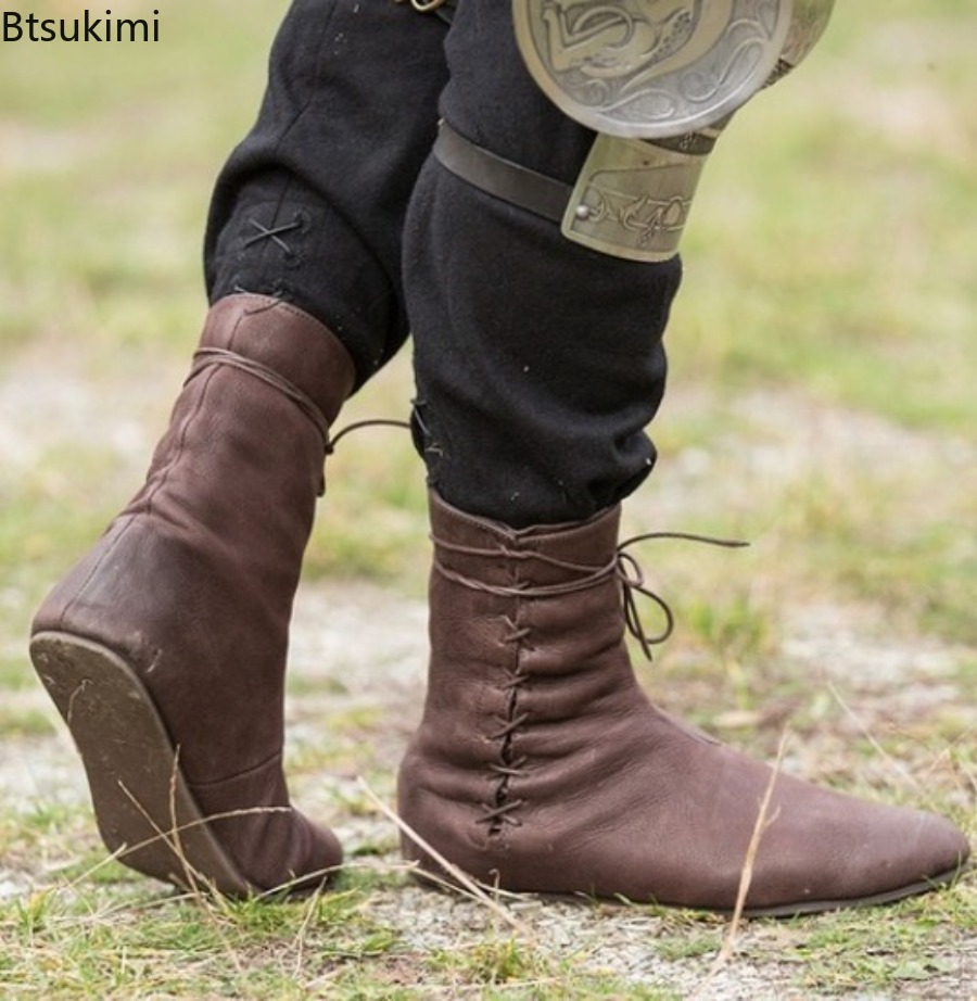 Botas Masculinas Medievais Ren - Hunting Outdoor Boots avaliação e preço