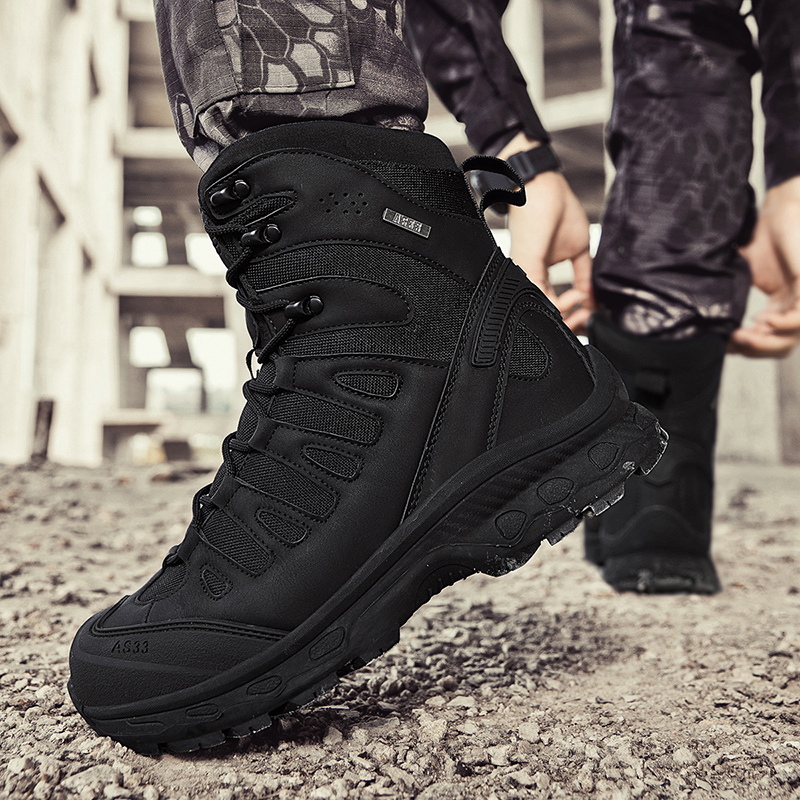 Novos homens botas táticas mar - Hunting Outdoor Boots avaliação e preço
