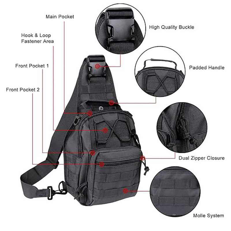 Bolsa Tática Masculina de Ombr - Outdoor Hunting Equipment avaliação e preço