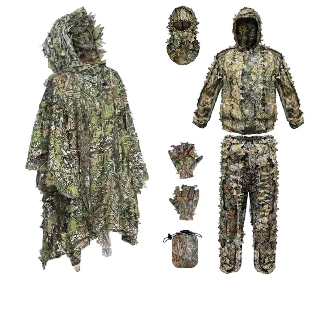 Capa de camuflagem 3D com padr - Hunting Outdoor Watch avaliação e preço