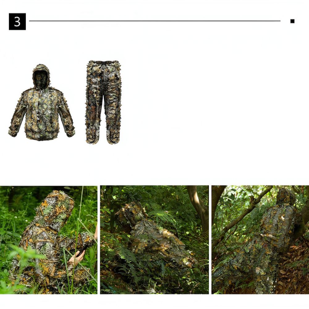 Capa de camuflagem 3D com padr - Hunting Outdoor Watch avaliação e preço
