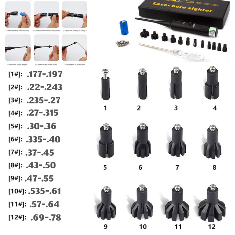 Kit de Laser Tático para Mira, - Laser Boresighter Kit avaliação e preço