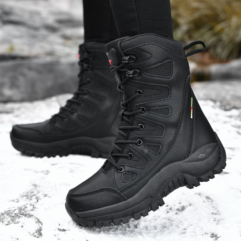 Homens botas táticas da motoci - Hunting Outdoor Boots avaliação e preço