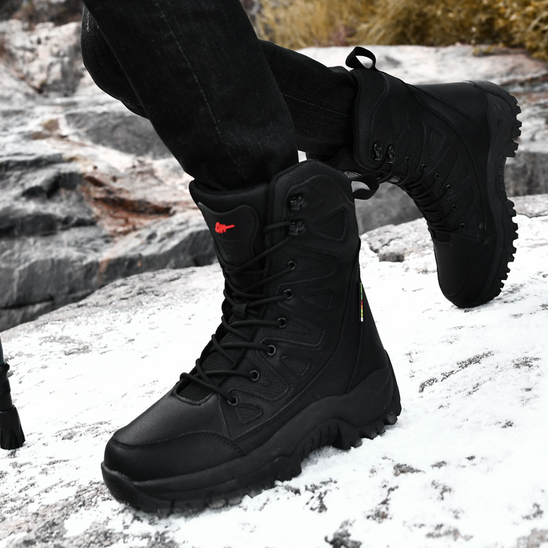 Homens botas táticas da motoci - Hunting Outdoor Boots avaliação e preço